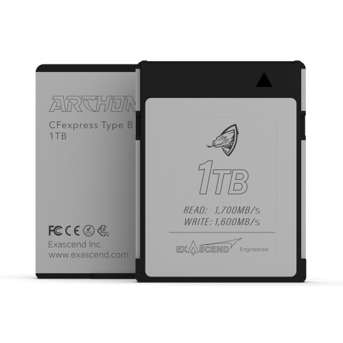 EXASCEND ARCHON CFexpress Memory Card 1TB for RED V-Raptor