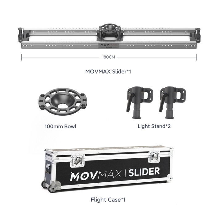 MOVMAX Slider With 100mm/150mm Bowl