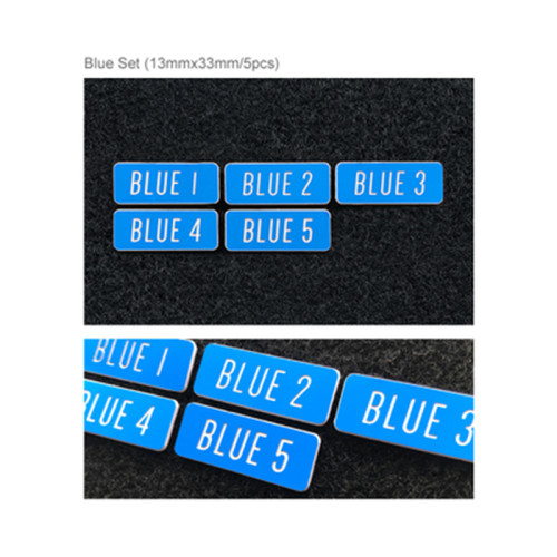 OPENMOON Filter Tags Blue/Blue SE Set 8pcs/Set