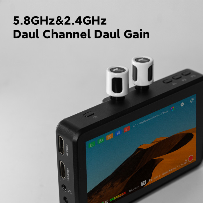 Vaxis Dual Cavs Vertically Polarized Antenna 5.8GHz&2.4GHz Dual Channel Dual Gain （2PCS）
