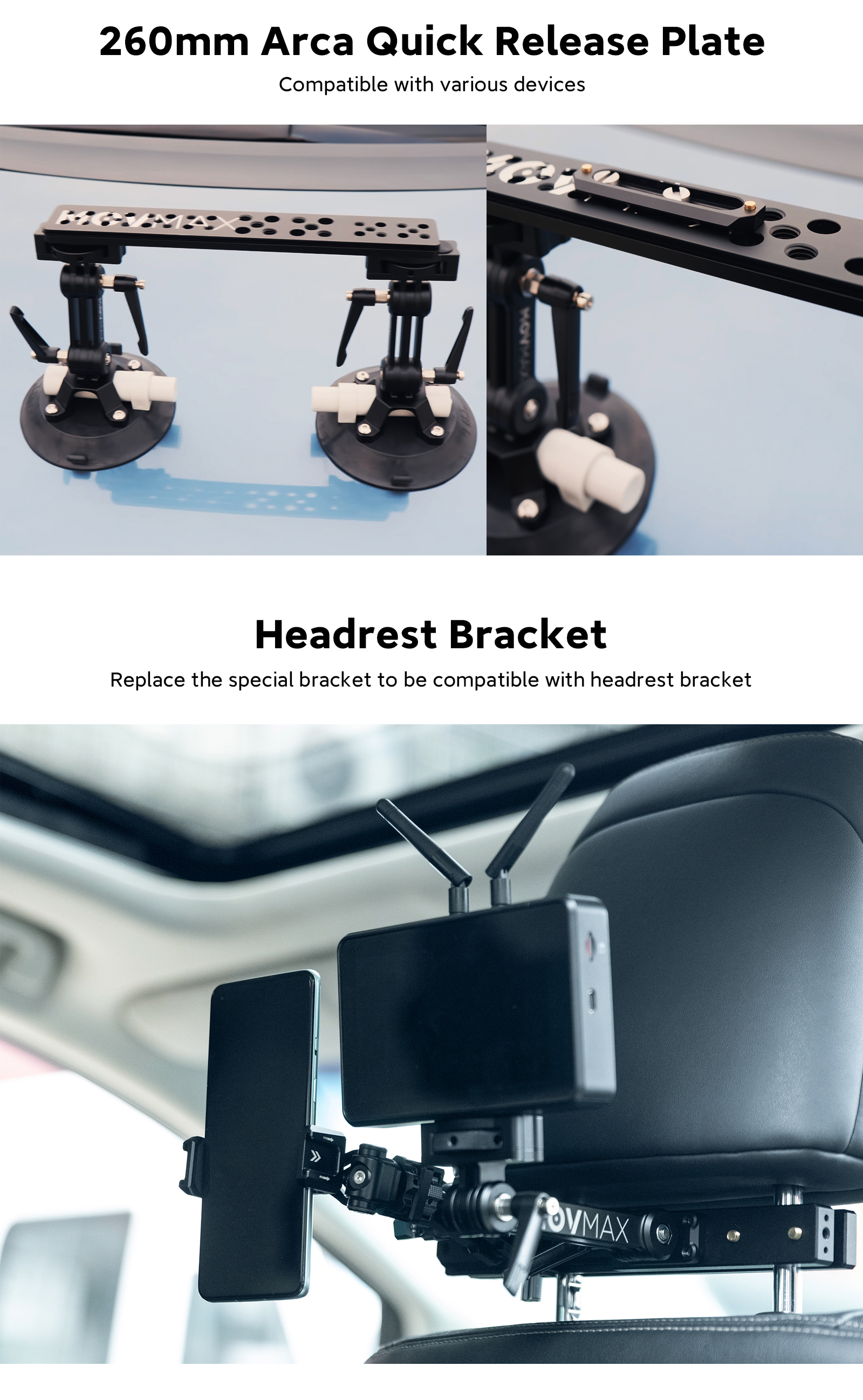 MOVMAX Suction Cup Bracket