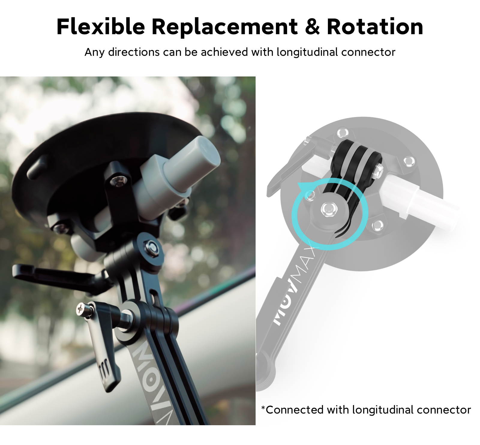 MOVMAX Suction Cup Bracket