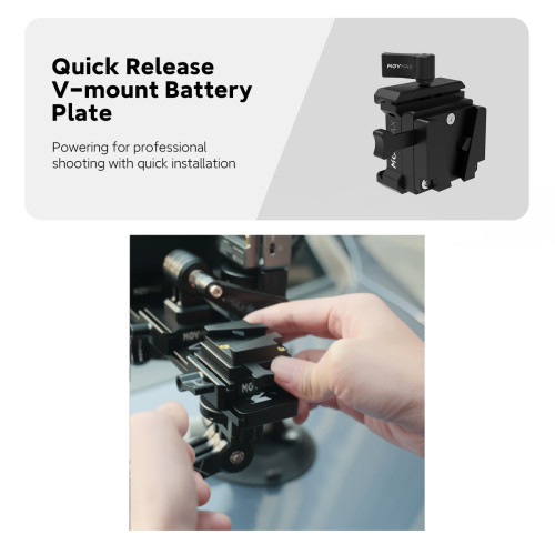 MOVMAX Quick Release V-Mount Battery Plate