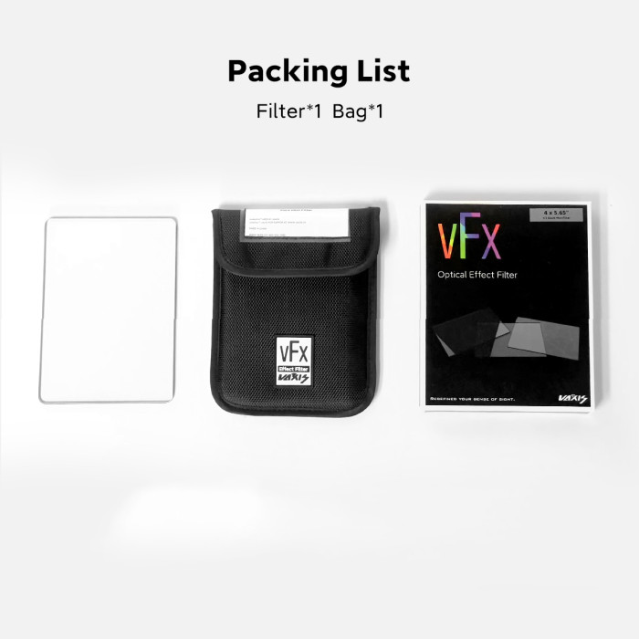 Vaxis VFX 4x5.65 Black Mist Filter(1/2 1/4 1/8 1/16  1)