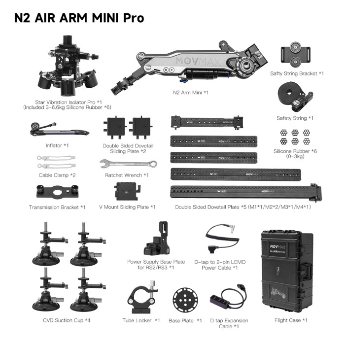 MOVAMX N2 Air Arm Mini - Pro Kit