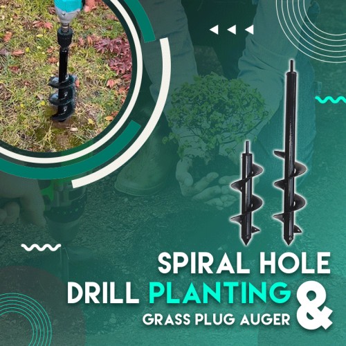 (50% OFF)Spiral Hole Drill Planting & Grass Plug Auger