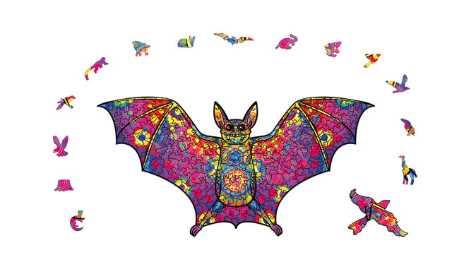 Colorful bat