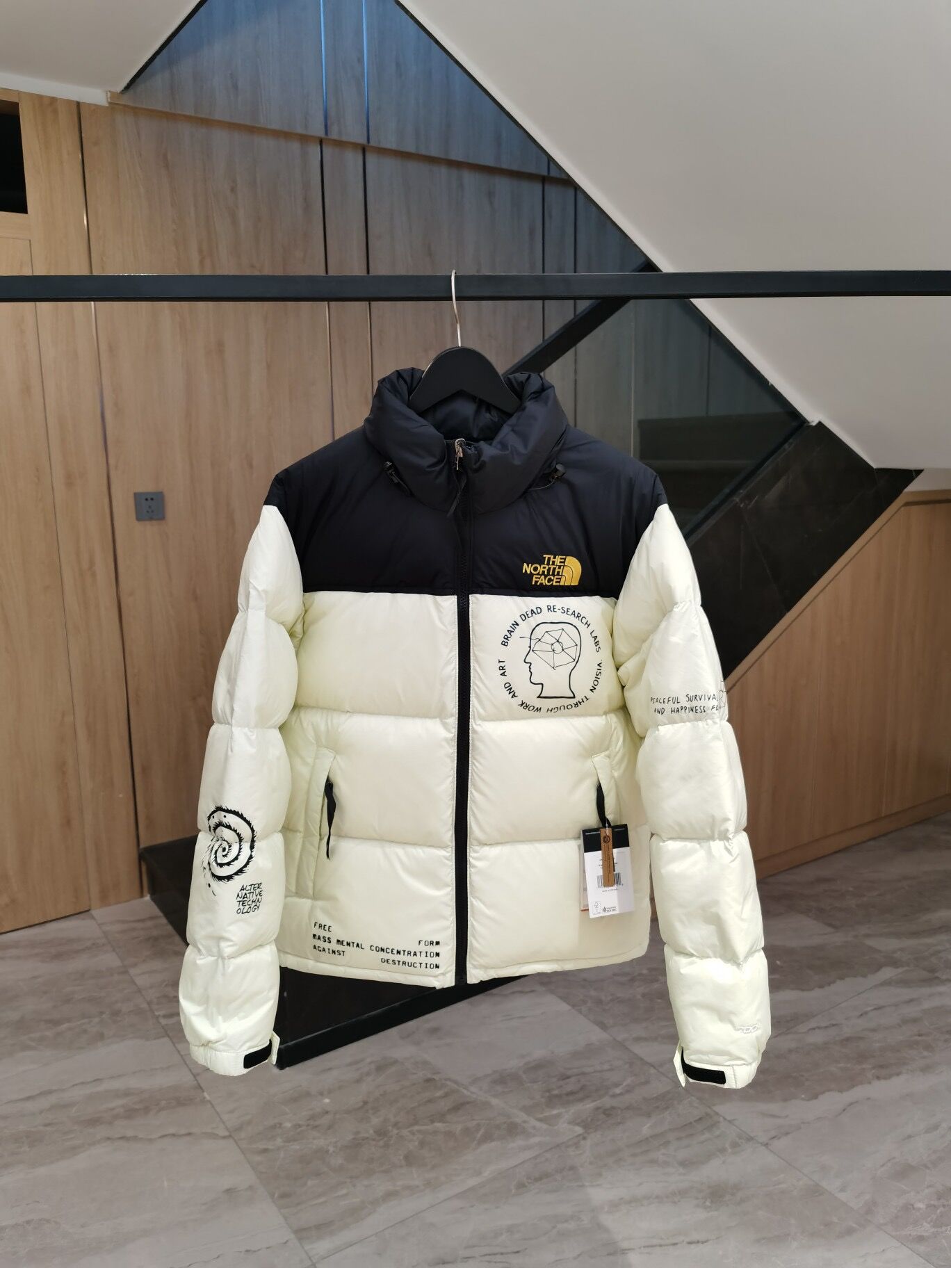 THE NORTH FACE x Brain Dead down jacket