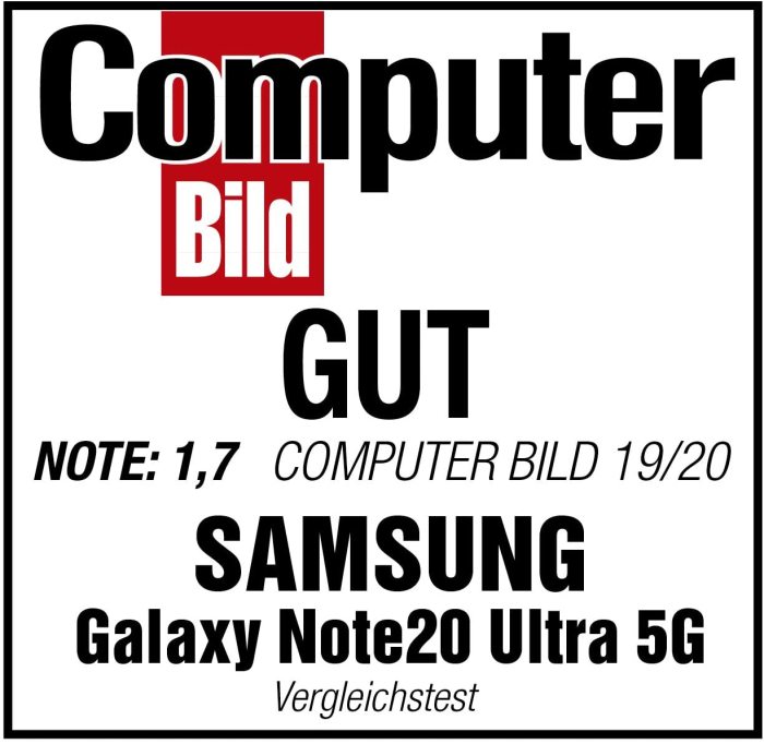 Samsung Galaxy Note 20 Ultra 5G Android Smartphone ohne Vertrag Triple  Kamera Infinity-O Display 256