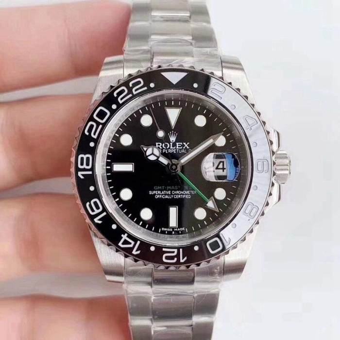 Luxury GMT-II Drive Ceramic Bezel Men Stainless Steel Automatic Mechanical Watch