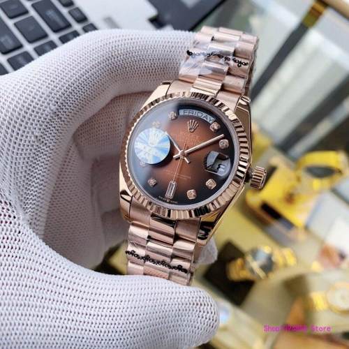 Daydate Series Ladies Gift Men's Automatic Mechanical Watch Stainless Steel Waterproof Casual Watch