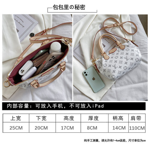 High Quality Luxury Brand LV Classic Design Ladies Fashion Messenger Bag Discoloration Leather Shoulder Bags Clutch Wallet