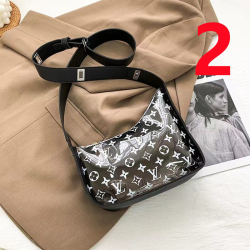 Luxury Brand LV Transparent Women Clutch Bag Chain Luxury Brand Women Messenger Bag Evening Bag Handbag Chain Shoulder Bag