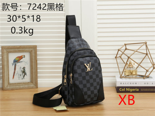 Luxury LV Designer Bags Men CrossBody Bags Plaid Zipp Chest Bag for Men Travel Belt Pouc Male Crossbody Shoulder Bags Best Sellers