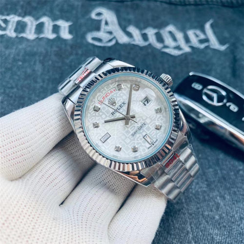 2021 New Rolex Daydate Men Automatic mechanical watch Luxury Brand Diamond Men Watch