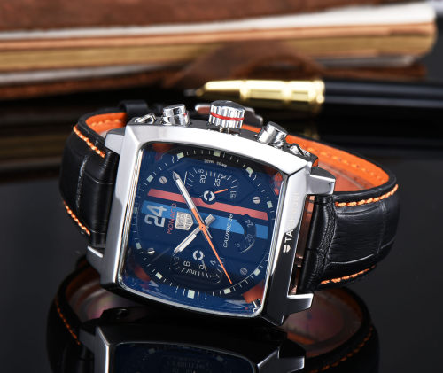 2021 New Luxury Brand  TAG Heuer MONACO Men Classic Automatic Mechanical Watch