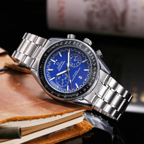 Luxury Brand OMEGA Speedmaster Men Women Classic Quartz Alloy Watch