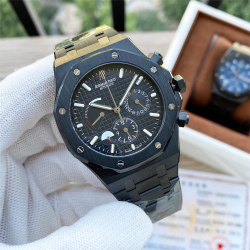 Classic Brand Audemars Piguet full-featured Men Business Stainless Steel Quartz Watch