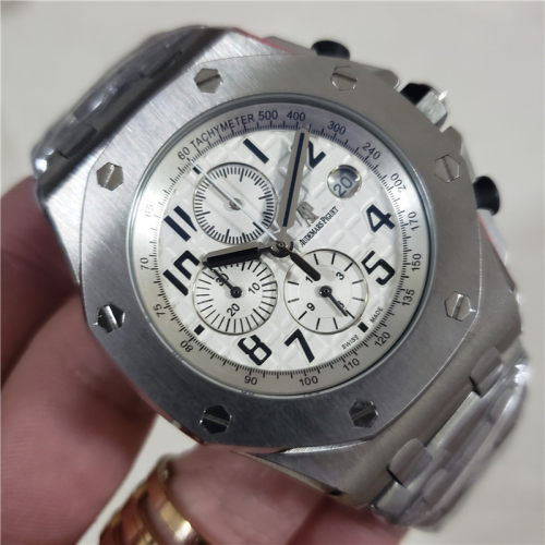 Audemars Piguet Classic Full-featured Men 6-Pins Business Stainless Steel Swiss Quartz Watch