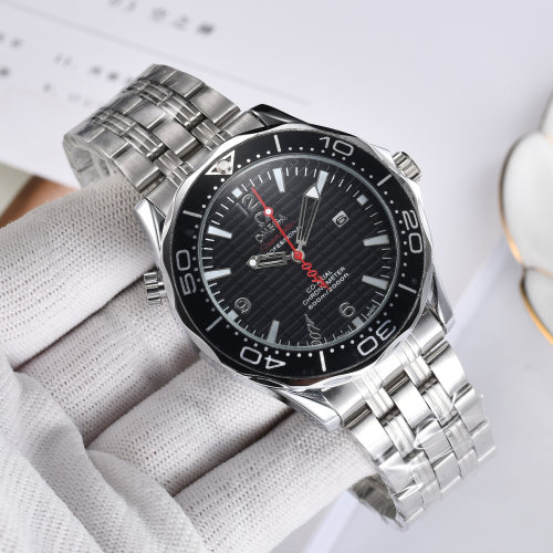 2021 NEW Luxury Brand OMEGA 007 Seamaster Men Alloy Quartz Watch