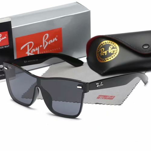 Rayban Cat Eye Fashion Sunglasses Women Vintage Luxury Brand Designer 4440 Black Glasses Sun Glasses For female UV400 Eyewear Shades