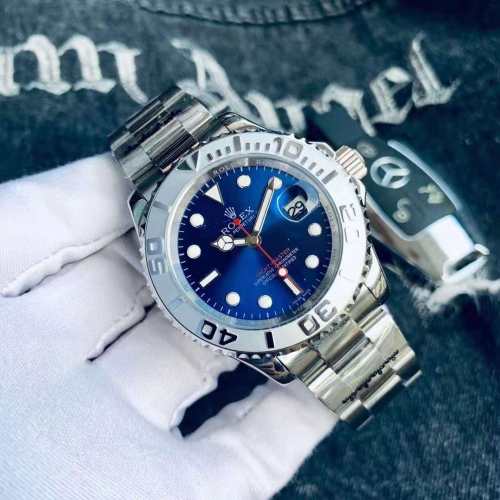 2021 NEW Luxury Brand Rolex Gold Yacht-Master Men Stainless Steel Automatic Mechanical Watch