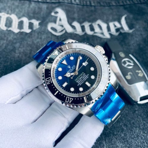 Luxury Brand Rolex Deep-Sea Men Stainless Steel Automatic Mechanical Watch