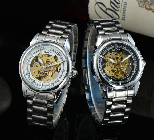 2021 NEW Luxury Brand Rolex Gold Silver Men Alloy Stainless Steel Automatic Mechanical Watch
