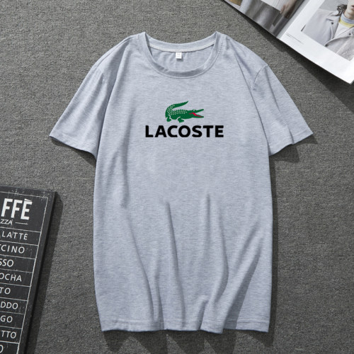 2021 Brand LACOSTE New Cotton Men's T-shirt Short-sleeve Man T shirt Short Sleeve Pure Color Men t shirt T-shirts For Male Tops