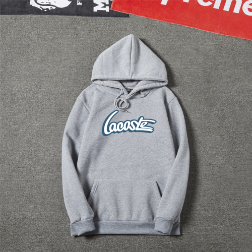 High Quality LACOSTE Thick Kith Box Logo Hoodie Men WomenEmbroidery Black Red Pink KITH Sweatshirts Casual Loose Pullover
