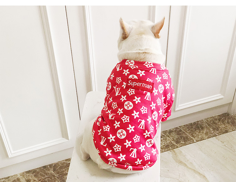 superman dog sweater