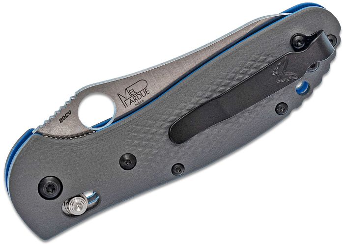 Benchmade Griptilian Axis Lock Folding Knife 3 45 Cpm cv Satin Sheepsfoot Plain Blade Gray G10 Handles