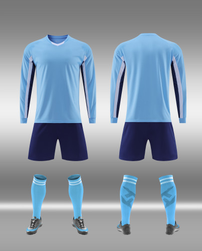 Long Sleeve Football Suit 23/24 Light Blue