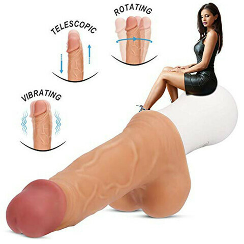 8 Frequency 3 Functions Wearable Remote Control Suction Cup Realistic Dildo...