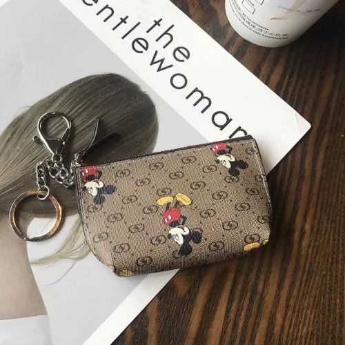Disney Fashion Girl Cute Small Wallet Keychain KC-014