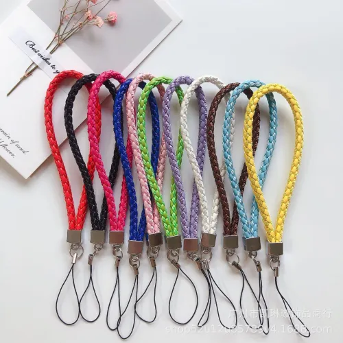 GUCCI Wholesale Fashion Wool mixed PU Leather Braided Phone Lanyard GS-001