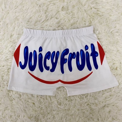 Candy Snack Shorts Wholesale Women Sexy Letter Printed Tight Shorts