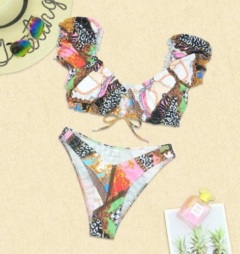 Women Knotted Bikini Swimsuit WS-008