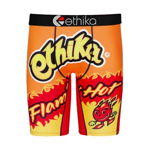 Flamin's Hot & Orange Ethika Cheeto Wholesale Flamin Men's Underwear in stock NK020-OETHIKA
