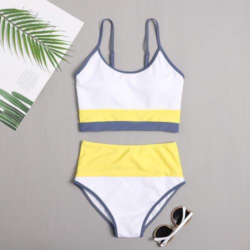 Women Multicolor Chinlon Swimsuit WS-044