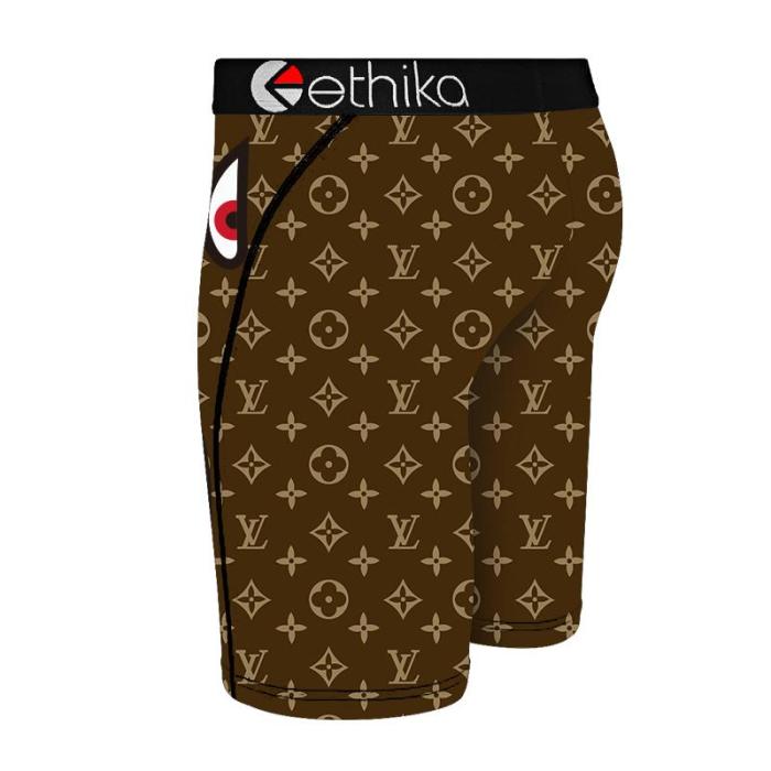 Bashark & LV Brown Ethika Wholesale Men's Underwear NK014-DESIGNER(MAKE TO ORDER MOQ=30PCS)