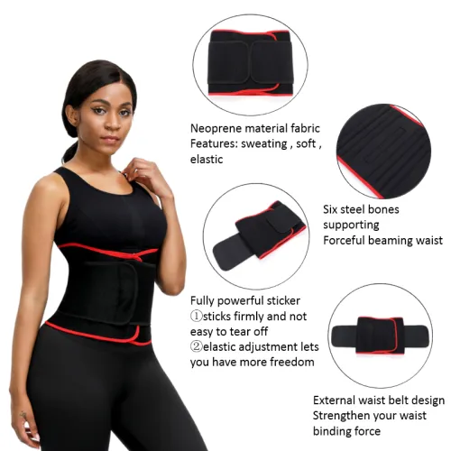 Black Belly Band Shapewear HX