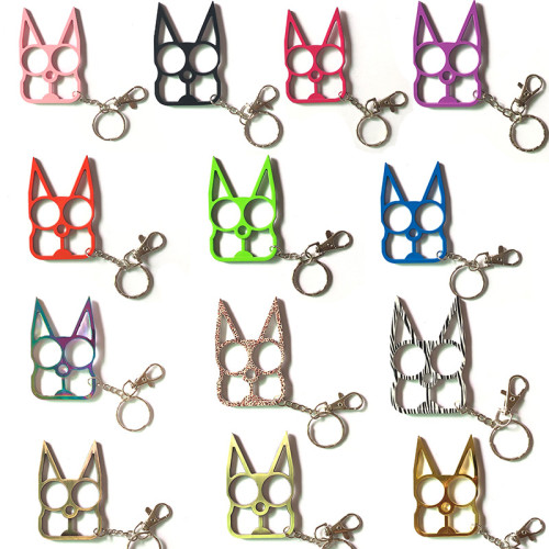 Kitty Cat Self Defense Knuckle Keychain