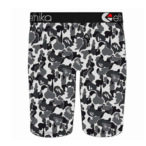 Bashark & Ethika Grey BP Camo Wholesale Men's Underwear【make-to-order】Designer UD-006
