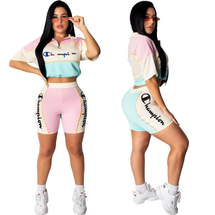 CPN Hot Sale Embroidered Leisure Sports Set LO-R6207