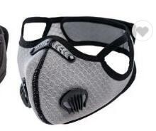 5 layer filter cycling face mask with valve