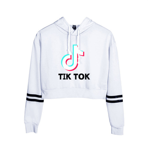Tik&Tok Sexy Hooded Sweater Women's Clothing Top TTC-009