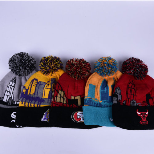 Warm Autumn/Winter All-match Rolled Edge Thick Woolen Knitted Hat Wholesale WH-001(Each stlye at least 500pcs))