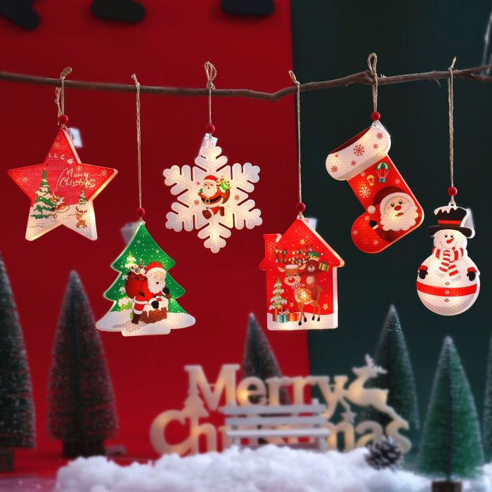 Christmas Tree LED Lights Decoration Creative Atmosphere Layout CMS-016