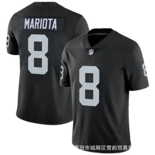 Newest Raiders Rugby Jersey NFL-054